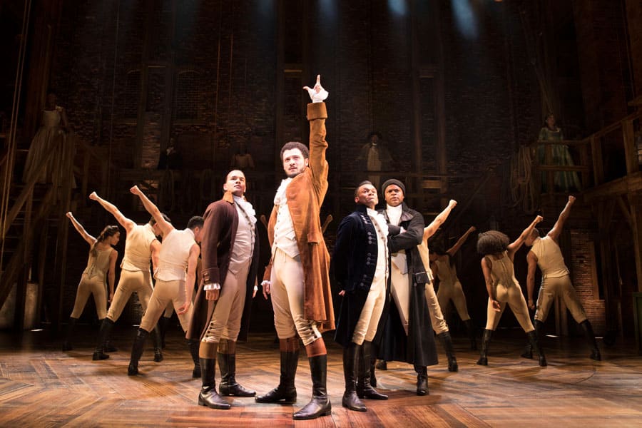 FIRST LOOK: Hamilton starts previews at the Victoria Palace Theatre