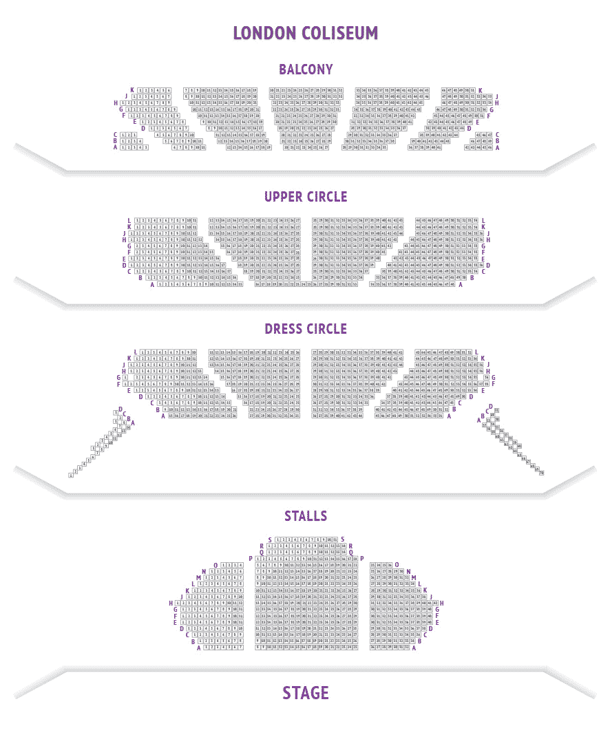 London Coliseum seating plan