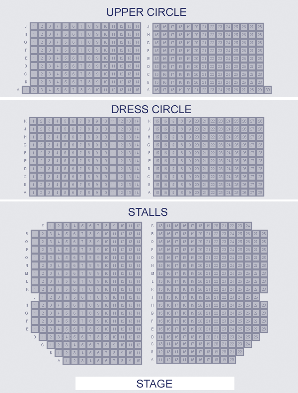 Phoenix Theatre Seating Plan