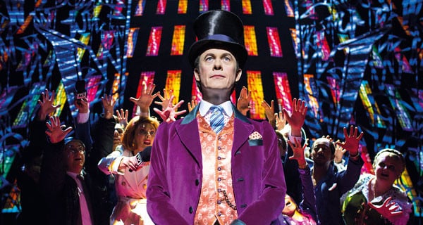 Alex Jennings leads the cast at the record breaking production of Charlie And The Chocolate Factory at the Theatre Royal Drury Lane