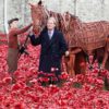 Joey and Michael Morpurgo at the Tower Of London