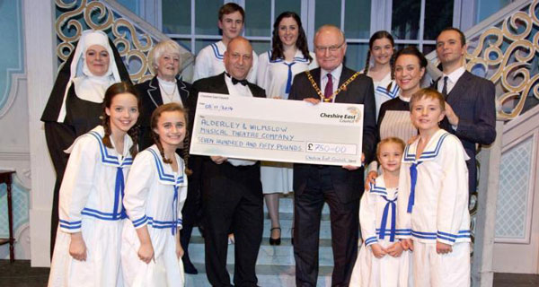 Alderney and Wilmslow Musical Theatre Company receive council grant