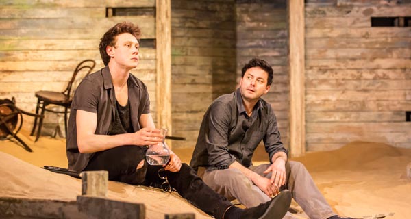 George MacKay and Dominic Rowan in Ah Wilderness at the Young Vic Theatre in London