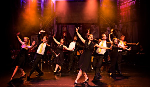 The cast of You Won't Succeed On Broadway If You Don't Have Any Jews. Photo: Pamela Raith