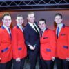 David Hasslehoff visits the cast of Jersey Boys