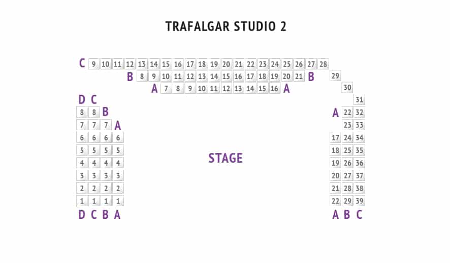 Trafalgar Studios 2 Seating Plan