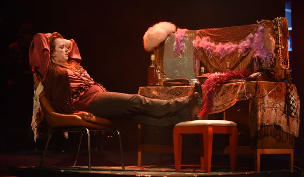 Angie Darcy in Janis Joplin Full Tilt at the Theatre Royal Stratford East