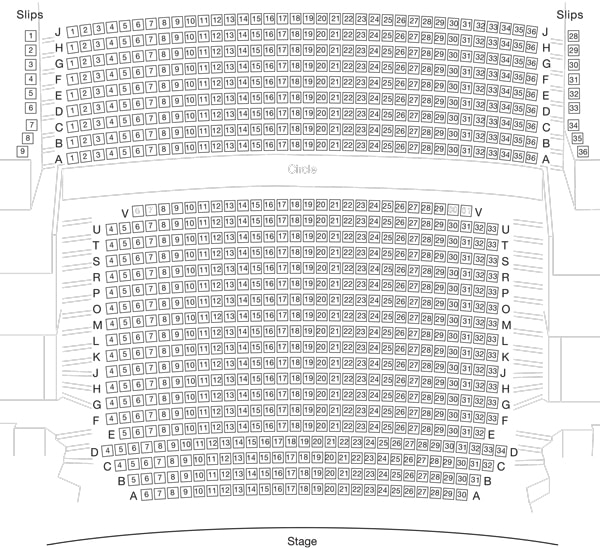 Lyttelton Theatre at the National Theatre Seating Plan