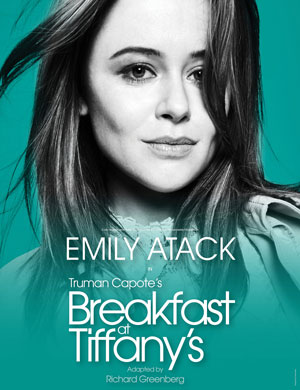 Emily Atack to share the role of Holly Golightly in Breakfast at Tiffany's