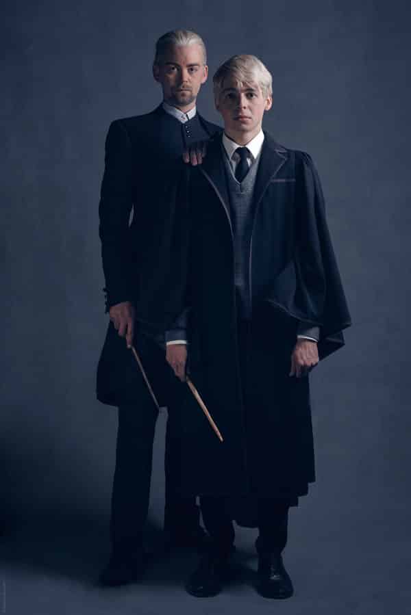 Alex Price (Draco Malfoy) and Anthony Boyle (Scorpius Malfoy)