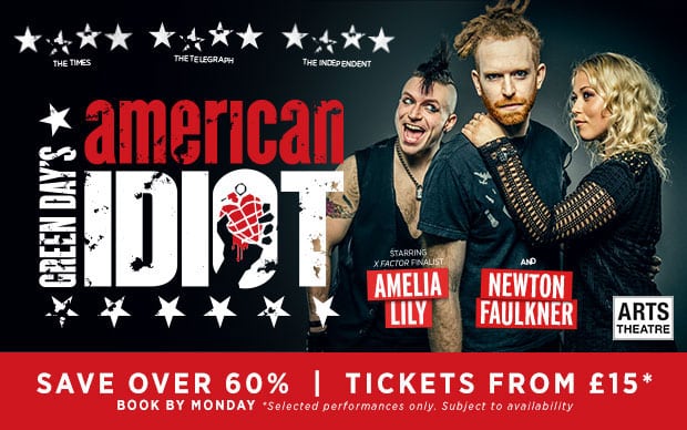 American Idiot - Flash Sale - Save Up to 69% if you book by 15 August 2016