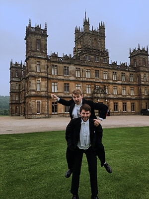 Bounder and Cad at Highclere Castle