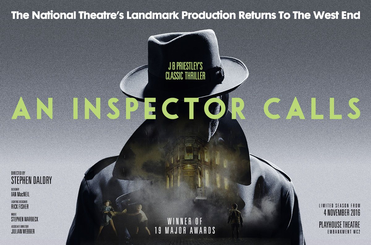 Book now for An Inspector Calls at the Playhouse Theatre