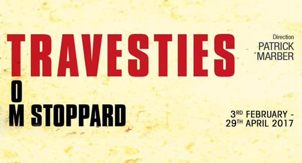 Book tickets to Travesties by Tom Stoppard at the Apollo Theatre