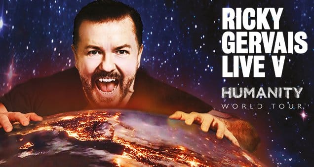 ricky gervais stand up tour