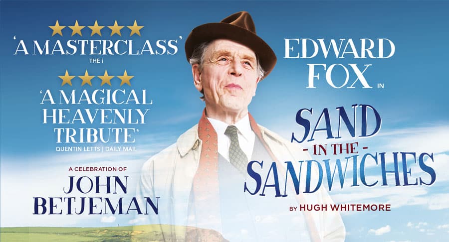 Edward Fox stars in Sand In The Sandwiches Uk Tour