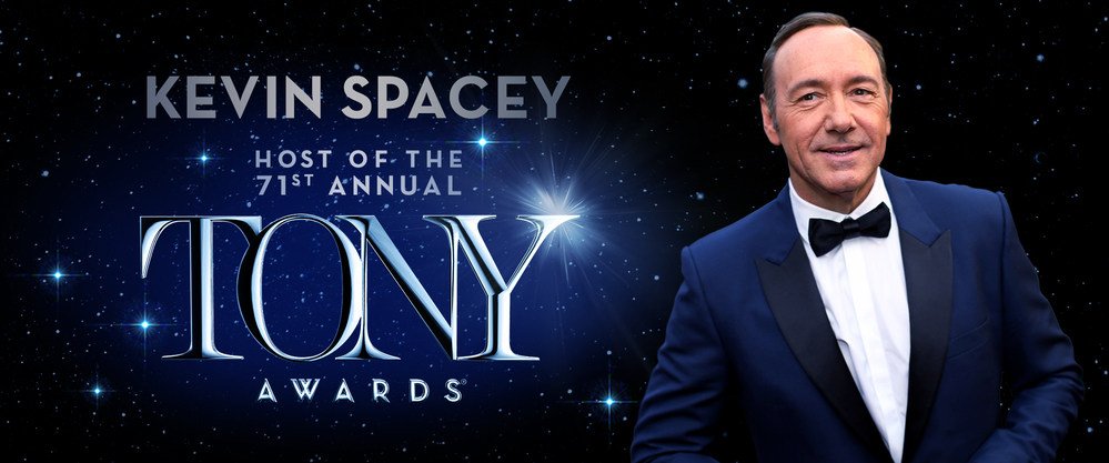 KEVIN SPACEY TO HOST TONY AWARDS 2017