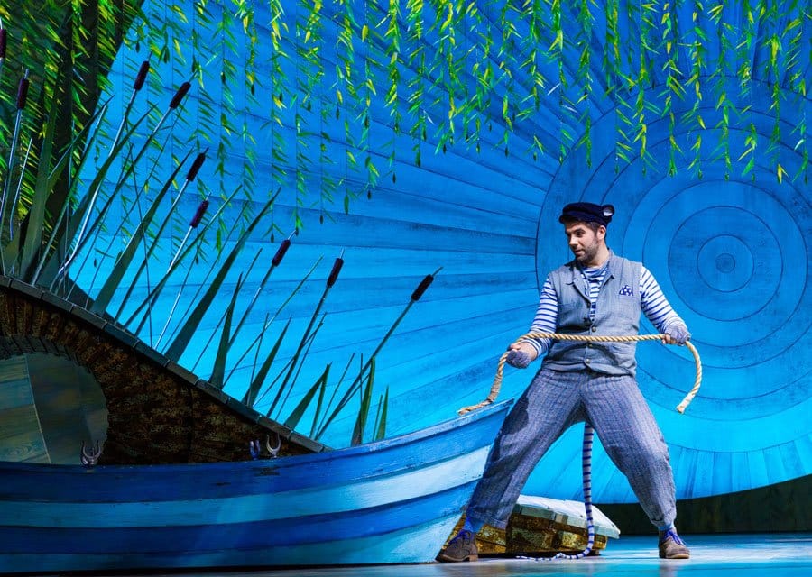 Simon Lipkin as Ratty in The Wind In The Willows at the London Palladium