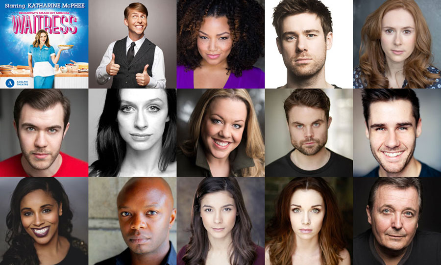Full Casting announced for Waitress the musical London