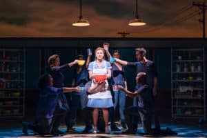 First Look Katharine Mcphee In Waitress The Musical Adelphi Theatre