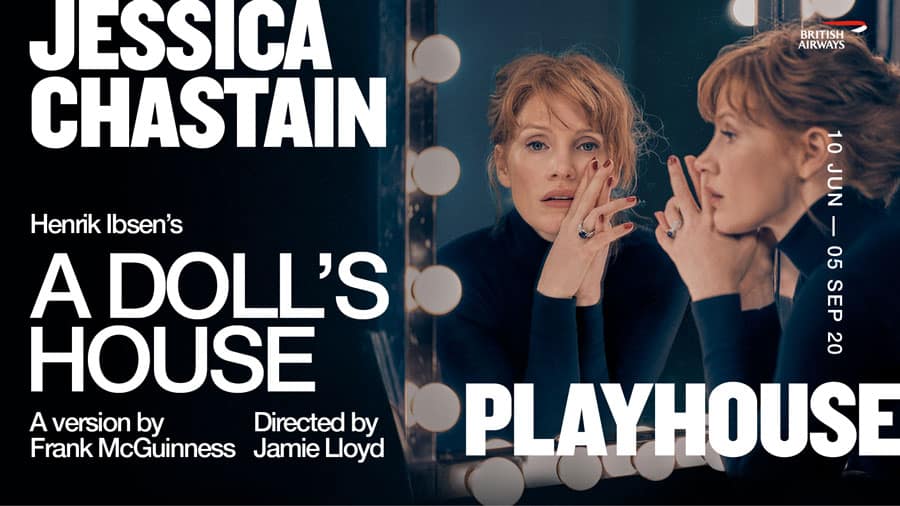 Jessica Chastain A Doll's House Playhouse Theatre