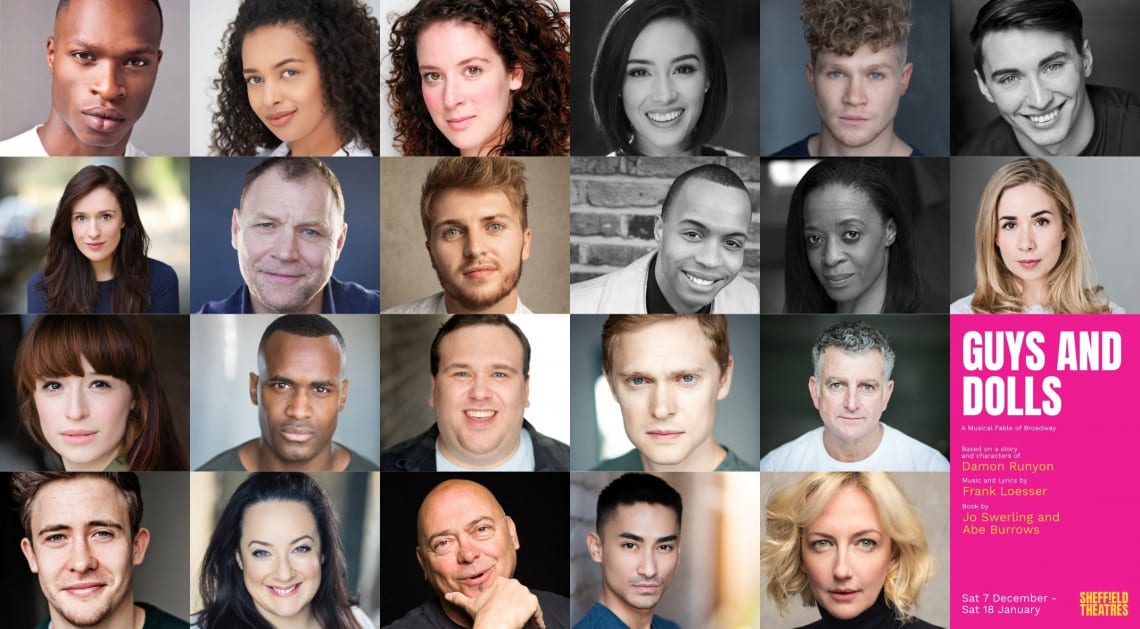 Guys and Dolls Cast Sheffield Theatres 2019