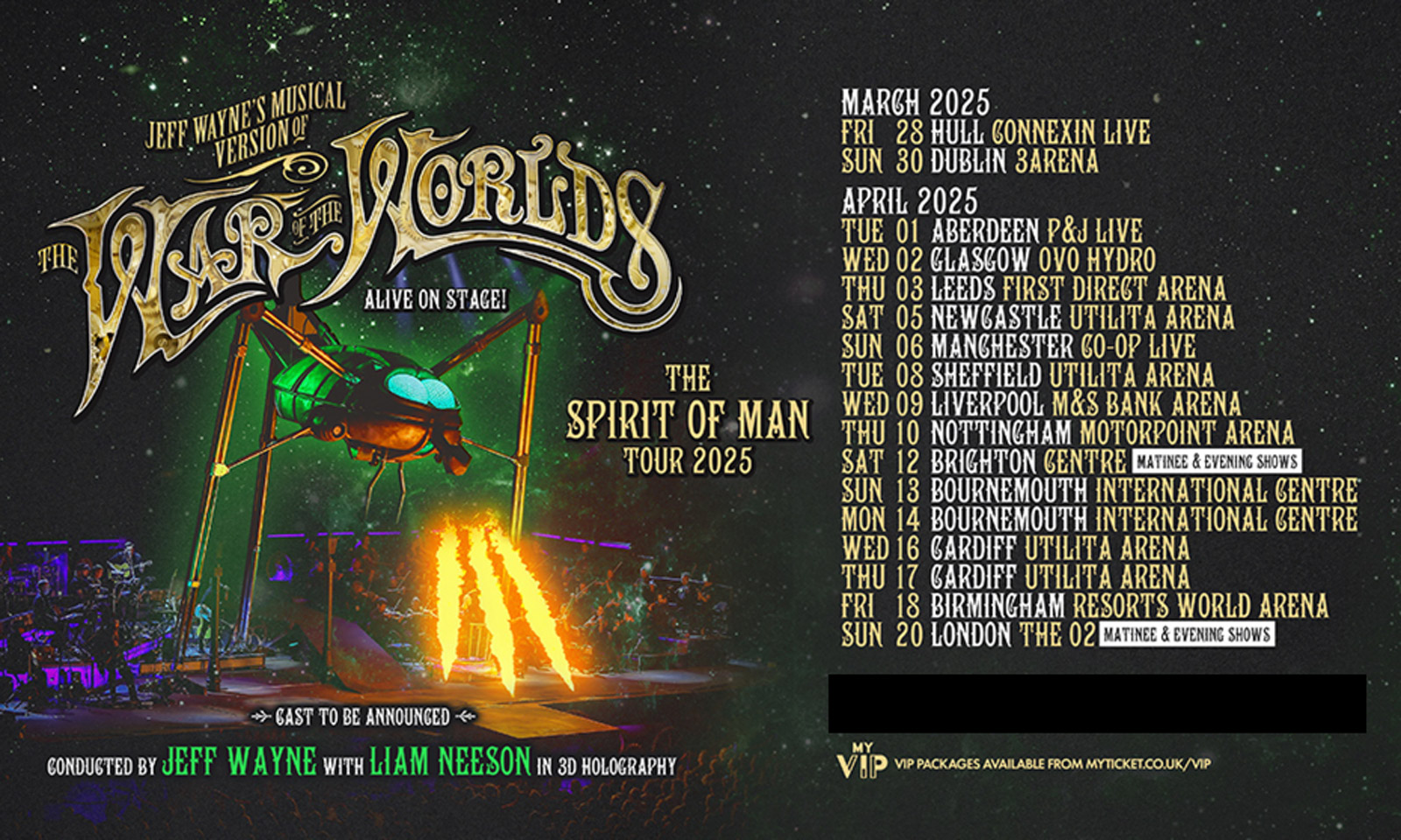 The War Of The Worlds UK Tour