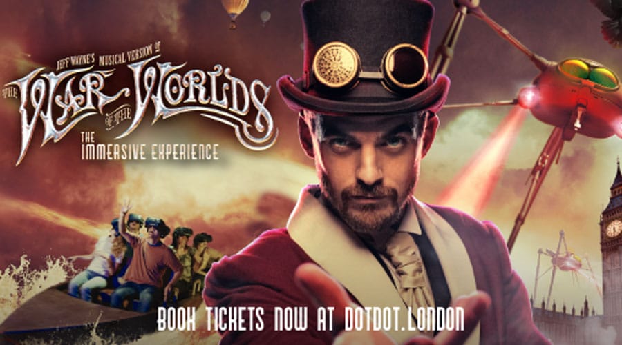 war of the worlds experience tour