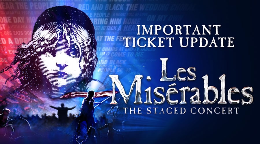 Les Miserables concert cancellation