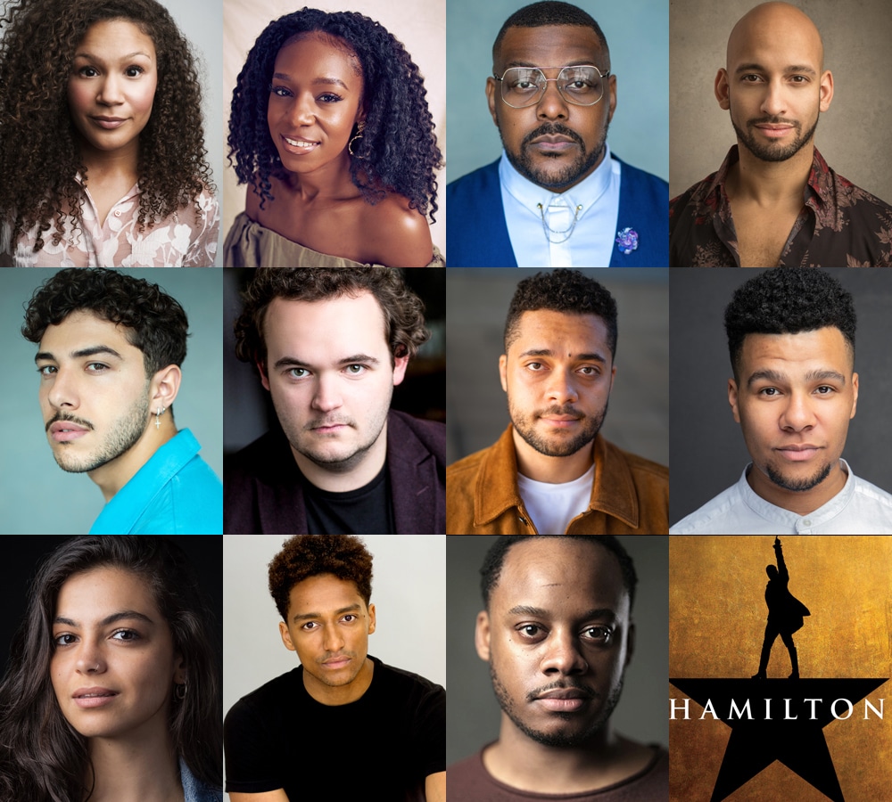 Hamilton West End cast 2022